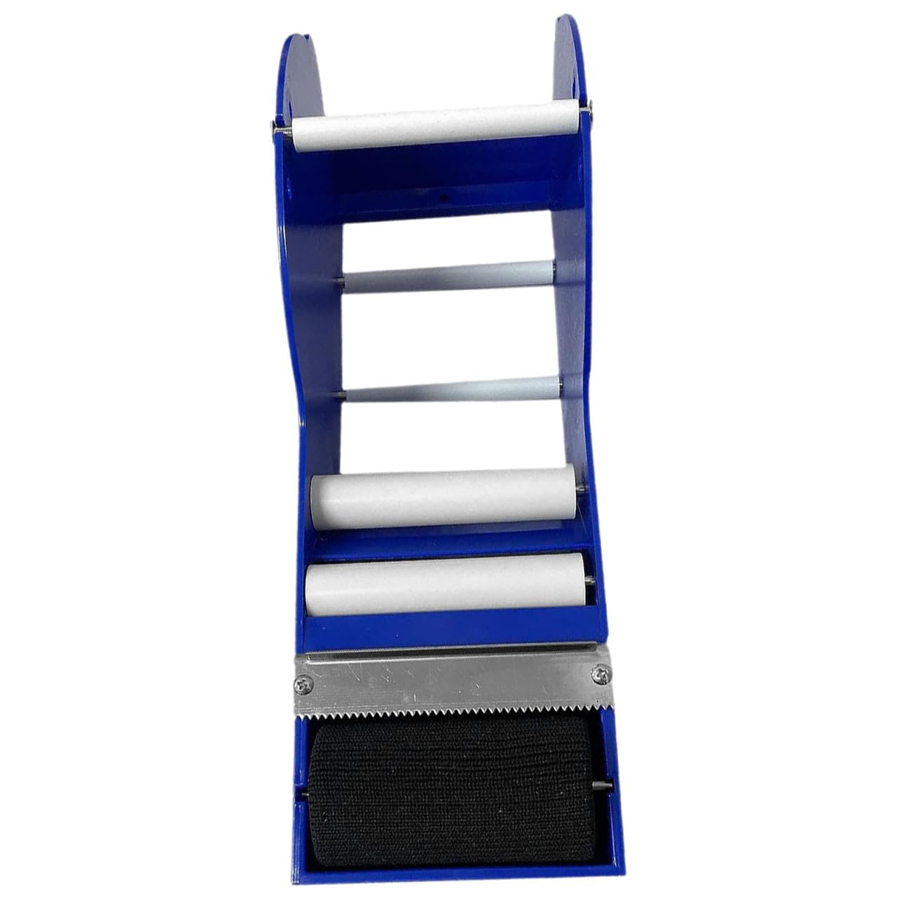 Dispenser per Nastro Adesivo da Imballaggio in Plastica Blu, Leggero Capacità di Larghezza Regolabile, per Postazioni di Imballaggio e Uso Domestico