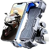 Bovemanx Motorcycle Phone Mount, Bike Phone Holder[Handlebar Paint Protection], Bicycle Cell Phone...