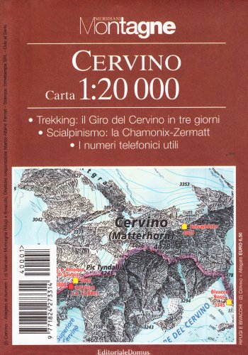 Cervino. Con carta 1:20.000 Cervino. Con carta 1:20.000