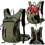 Rkixlix Mochila Senderismo 15 L Mochila Montaña Pequeña Transpirable con Correa de la Cintura Ajustables Mochila Ciclismo Ligera para Viajes Camping Running Ciclismo Deportes al Aire Libre