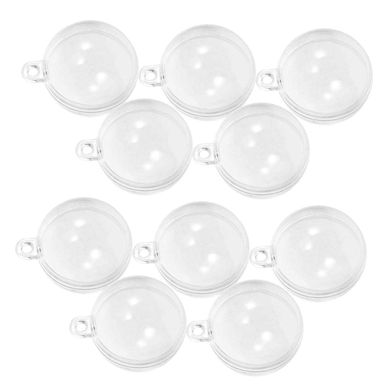VICASKY 10pcs Floating Ball Ornaments Aquarium Decor Spherical Fish Bowl Accessories 6 5cm for Fish Tank Landscape and