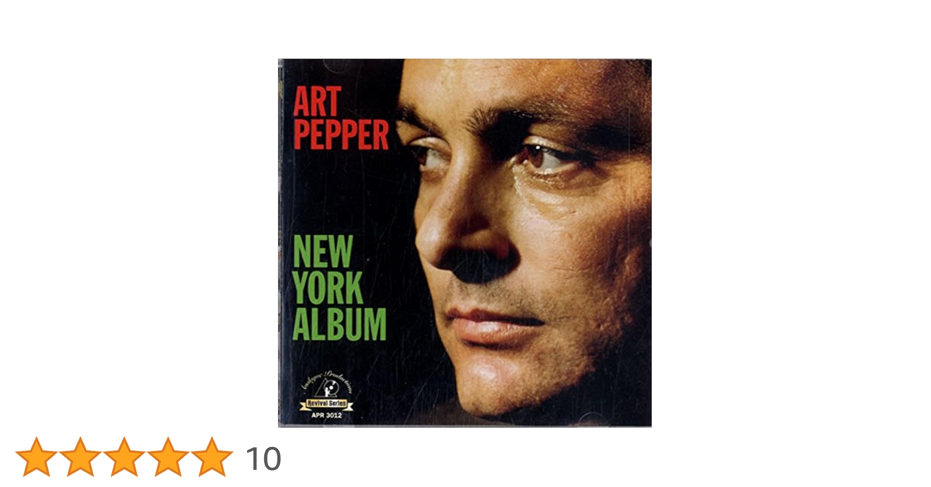 米CD Art Pepper New York Album APR3012 ANALOGUE PRODUCTIONS /00110 Art Pepper – New York Album – 2 x Vinyl (180g, 12