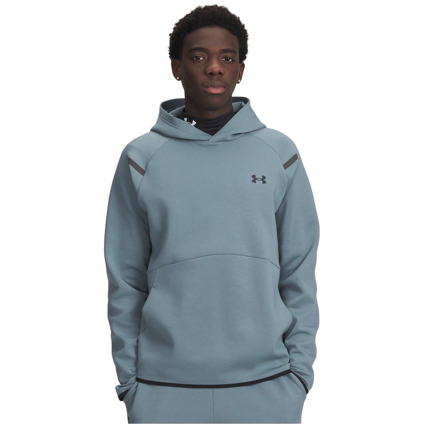Under Armour Mens Ua Unstoppable Fleece Hoody Jasper Blue M