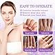 4 Paar Handpflege Handmaske, Pflegende Spendet Feuchtigkeit Hand Mask, Handpflege Handschuhe, Für Cracked Trockene Alternde Frauen und Männer Geschmeidig und Pflegt Sie（2 Milch & 2 Honig）