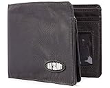 Big Skinny Men's L-Fold Passcase Slim Wallet, Holds Up to 30 Cards, Black