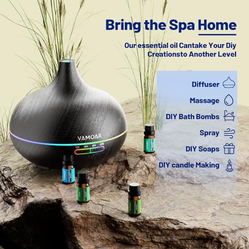 Vamoar VAMOAR-9 Essential Oil Diffuser Gift Set,10 Essential Oil,550Ml Oil Diffuser & Essential Oil Diffusers thumb #7