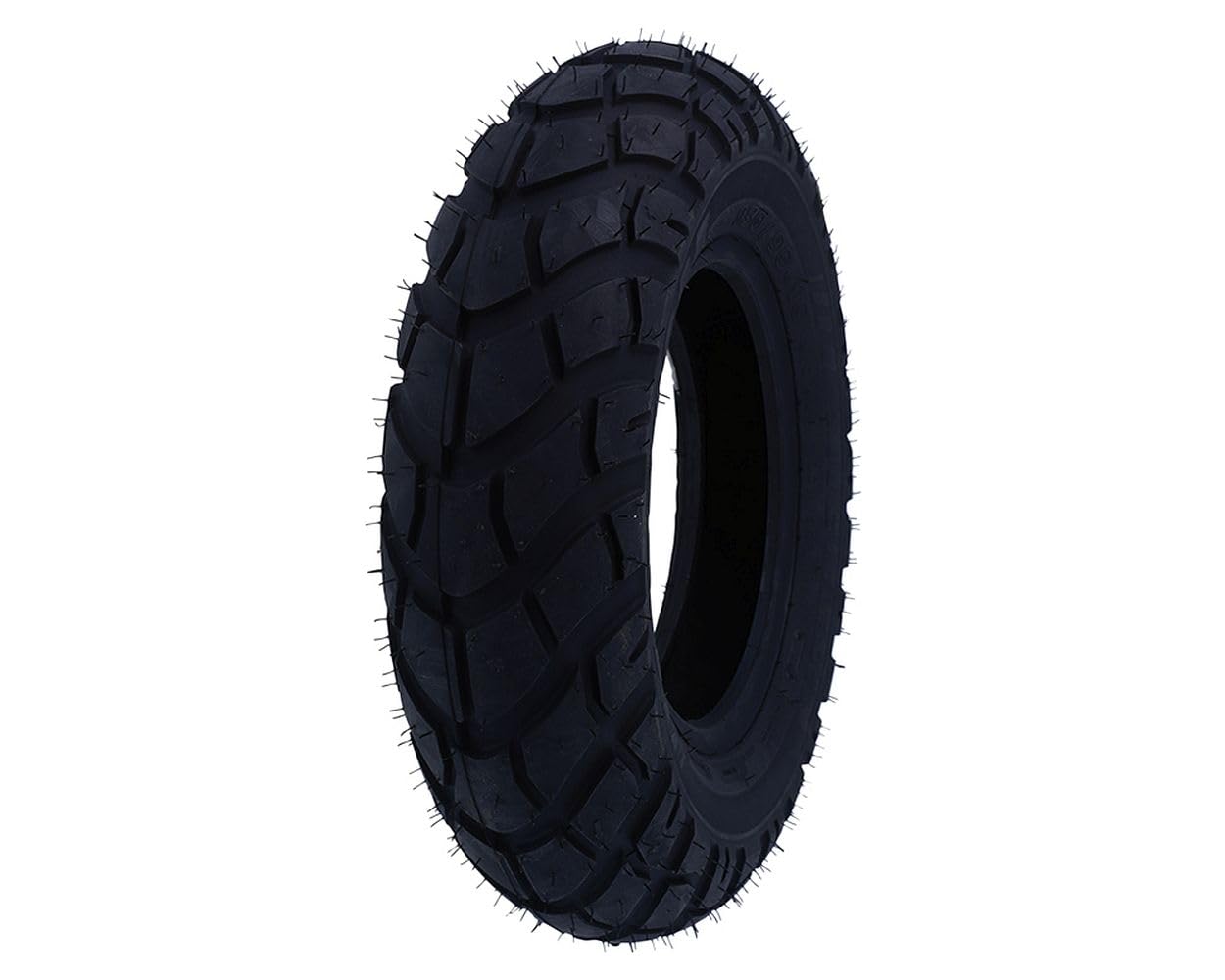 Reifen MICHELIN Reggae - 130/90-10 TL 61J Sommer Roller Schwarzwandreifen | Grobstolliges Profil für Straße und Gelände, harte Gummimischung, Sommerreifen, 1 Stück, 10 Zoll Felge, Material Gummi.