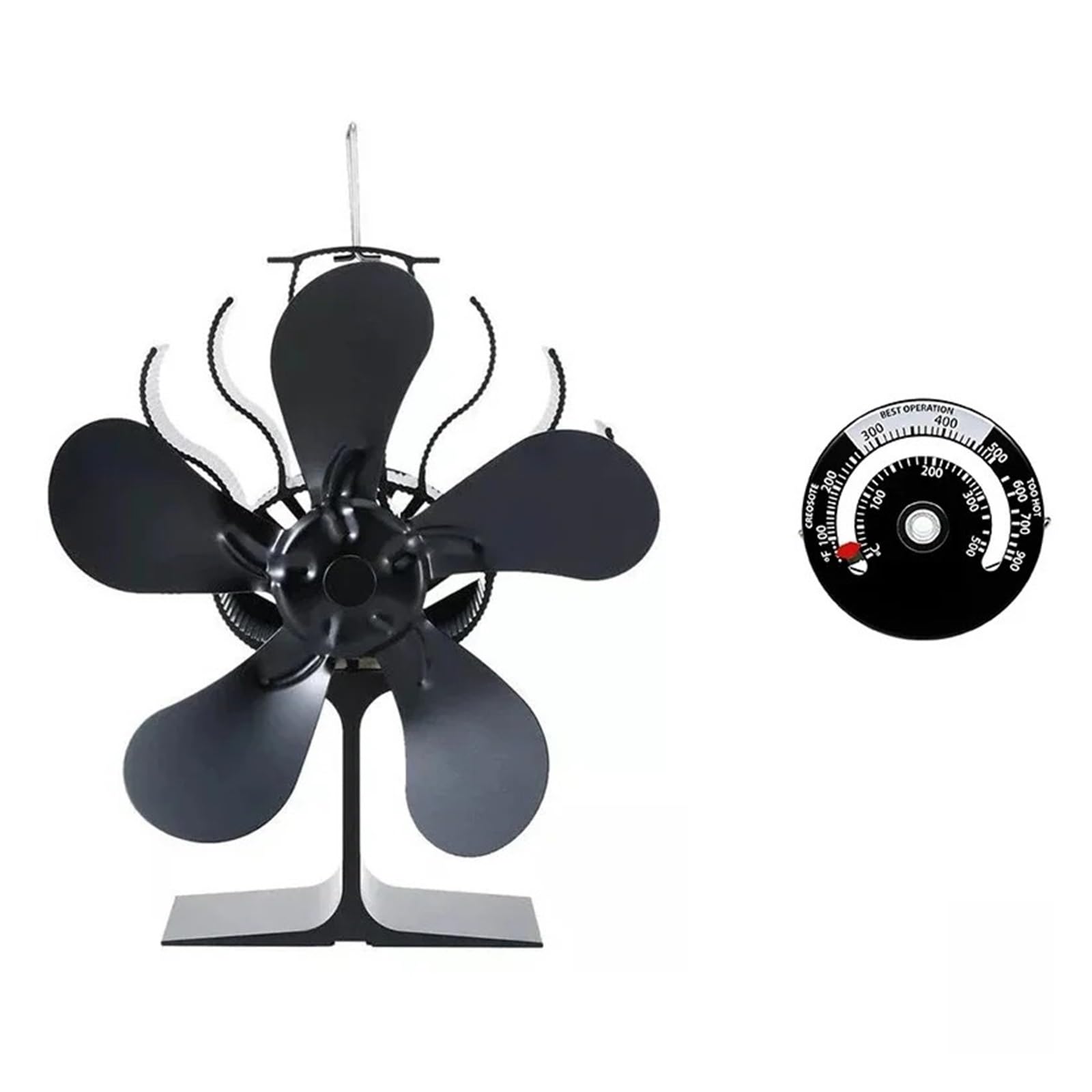 Ventilatori Per Stufe A Legna Camino 5 Pale Ventola For Stufa Alimentata A Calore Bruciatore A Legna Ventilatore Ecologico Distribuzione Efficiente Del Calore Ventilatore Silenzioso For Camino Domesti
