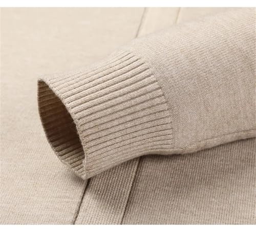 Men's V-Neck Long Sleeve Knitted Cardigan Sweater Spring Fall Solid Slim Fit Fashion Casual4