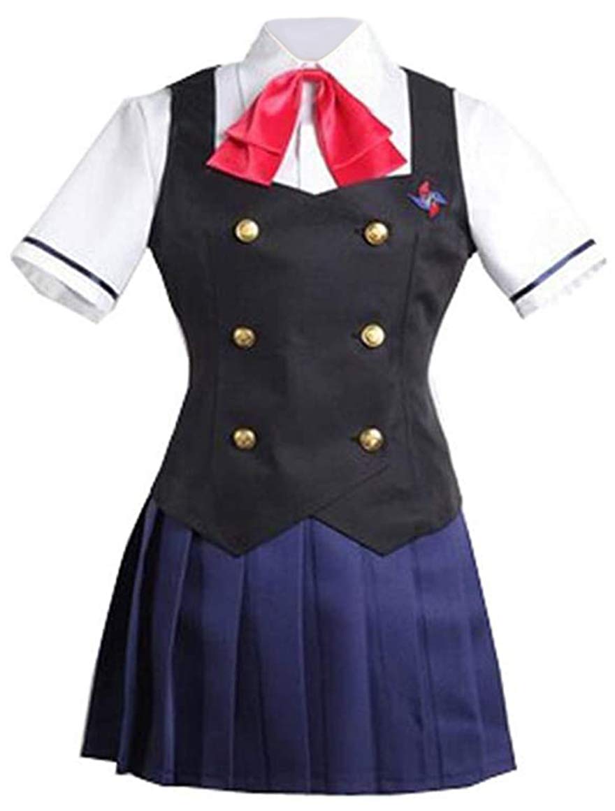 HonRmonMei Misaki Cosplay Unifrom Costume Japanese School Uniform Sailor Dress Custom