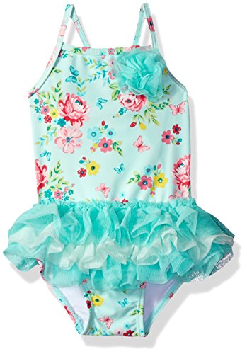 Little Me Girls' One Piece Ruffle Swimsuit