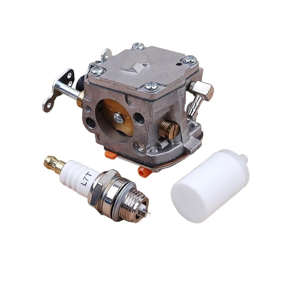 Kit de bujías y filtro de combustible compatible with carburador compatible con sierras de corte de hormigón K650, K700, K800 y K1200, piezas del carburador 503280418