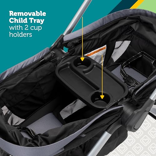 Safety 1st Summit Wagon Stroller for 2 Kids with Removable Tray in High Street - image 8
