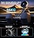 for Qi2 15W MagSafe Car Mount Charger with Cooling Fan, [Rapid Charging Cooler with RGB Lights], 78+LBS Stronger Suction Wireless Magnetic Mount on Vent/ Dash/ Windshield, for iPhone 17 16 15 14 13 12