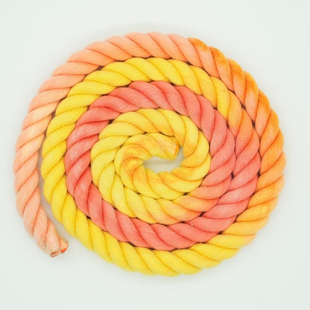 Baumwollschnüre, 12 mm, Nylonschnüre, 12 m, Makramee-Seil aus natürlicher Baumwolle, 3 Anteile, gedreht, für Zuhause, Hochzeit, Weihnachten, Dekoration, DIY, Basteln