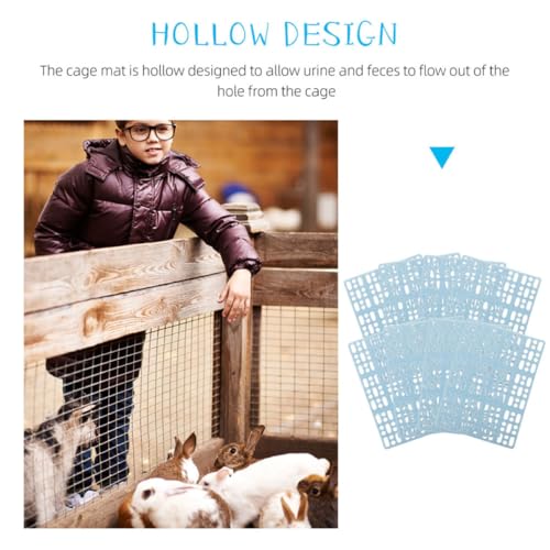 Tapis de cage à lapin pour protéger les pattes | Solution PLAFOPE modulable et lavable - 6