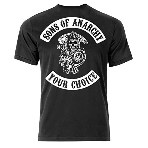 Sons of Anarchy originalredwoord – Custom carta – T-de camiseta mujer Negro negro Small