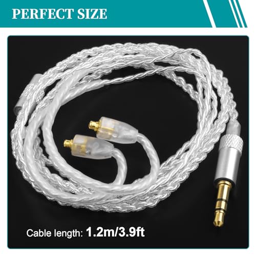 Cable Zosvoses SE535 Compatible MMCX 3.9ft miniatura 7