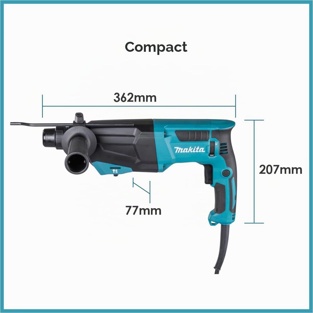 Makita HR2670 martello combinato