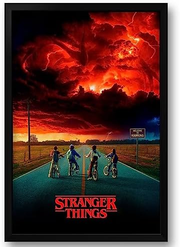 Genérico - Quadro Decorativo Série Stranger Things - 40x60cm - Po...