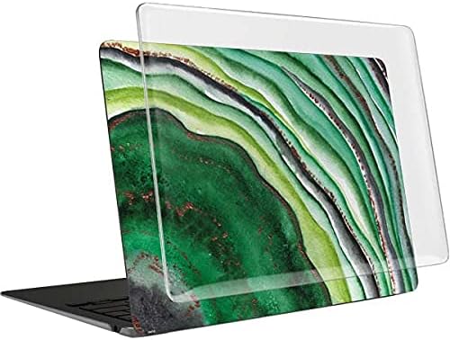 Skinit Case + Skin Compatible with MacBook Air 13in M1 (2021) Originally Designed Kiwi Watercolor Geode Design