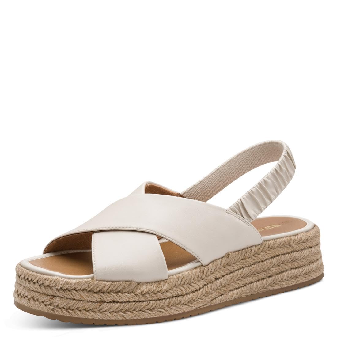 Tamaris Women's Off White Ausonia Espadrille Sandals Colour: : Size 8