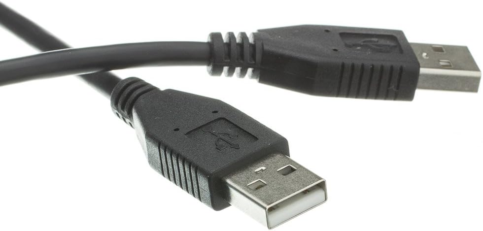 GadKo™ USB 2.0 Type A Male to Type A Male Cable, Black, 3 foot