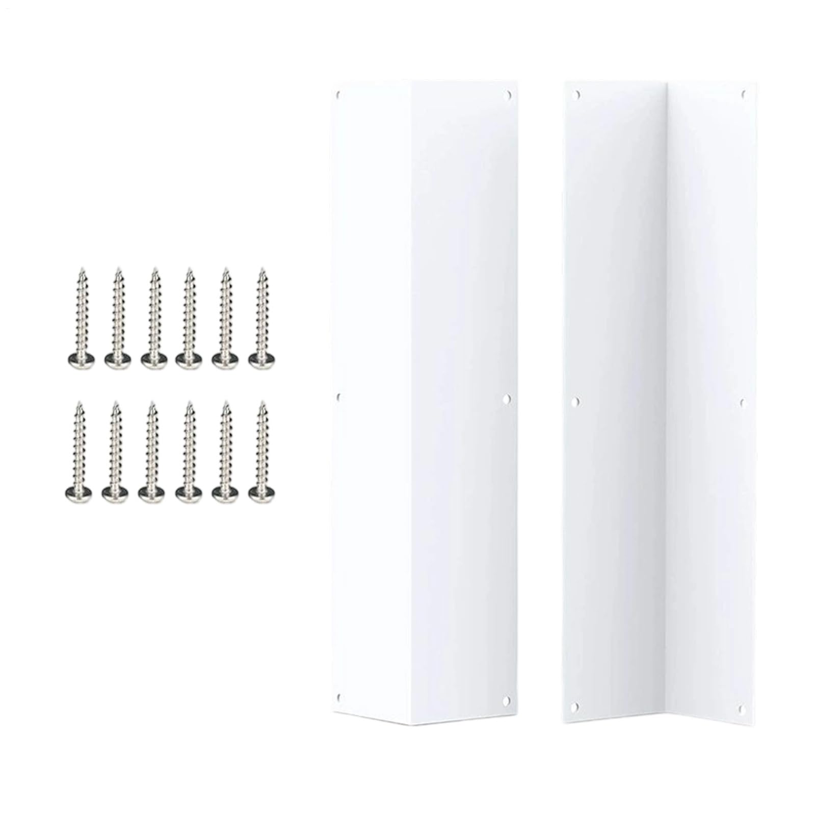 Protection d'angle en métal lot de 2 pour la sécurité des murs et des tiroirs de maison