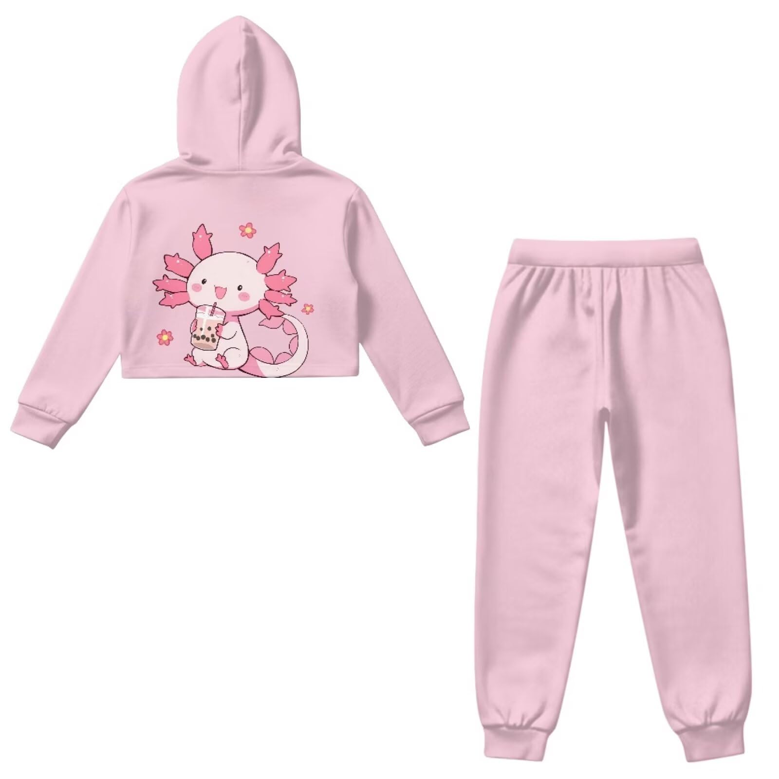 Zestaw bluzy i spodni, sweter z długim rękawem, bluza z kapturem, joggery, dres dla dziewczynek w wieku 3-14 lat