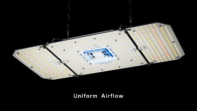 Image of VIVOSUN AeroLight Wing AW200SE, LED Grow Light 200W with Integrated Circulation Fan, Compatible with App, Used with Growhub Controller E42A /E25 to Achieve More Functions for 2x4 /3x3 Grow Tent