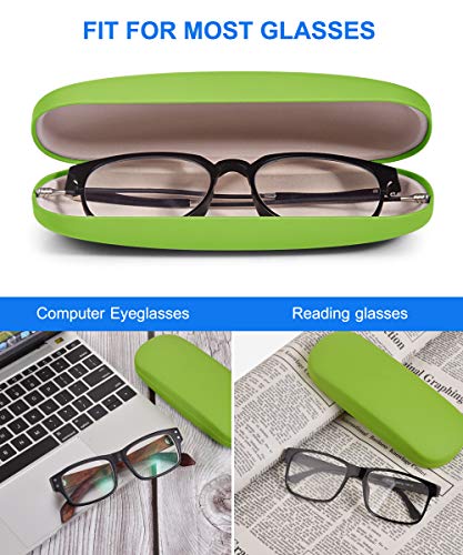 Image of RayLove Unisex Hard Shell Eyeglasses Cases, Protective Case For Glasses