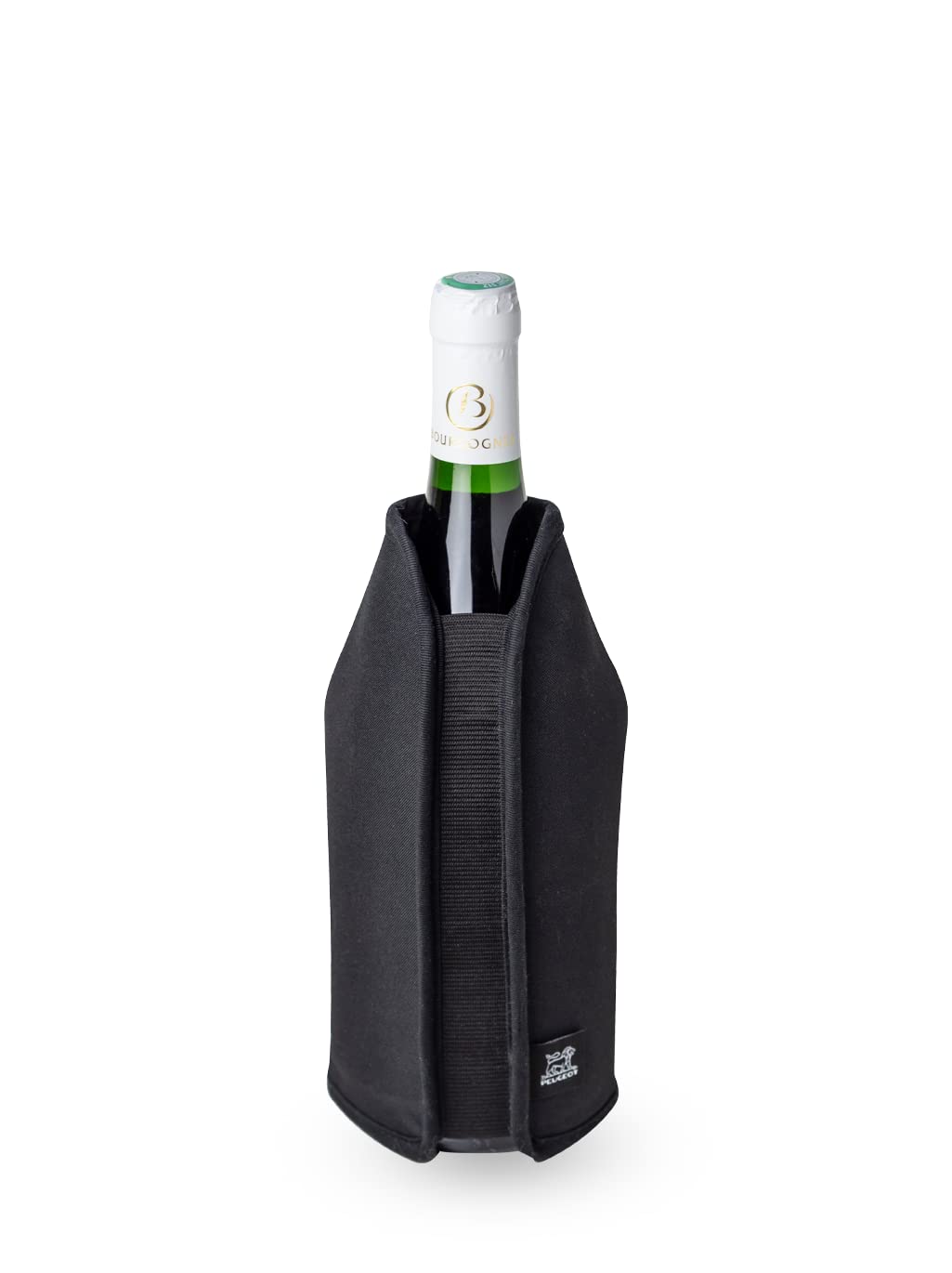 Peugeot Frizz Expandable Wine Cooler Sleeve, Black