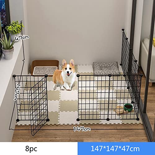 Lapins et petits animaux parc de jeu intérieur pliable en métal robuste