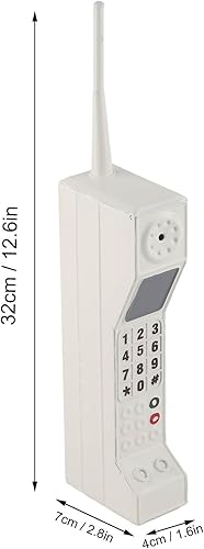 Miniatura 3 de TROUVAILLE Adornos retro de modelo de teléfono celular, modelo vintage de teléfono celular, 80S 90S Old Fashioned Brick Cell Phone Ornament para