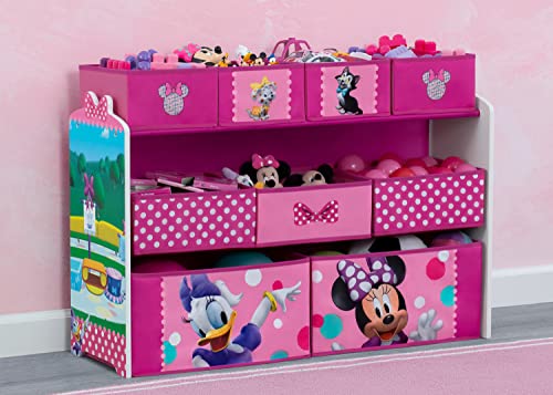Delta Children Disney Minnie Mouse Deluxe 9 Bin Design And Store Toy Organizer, Greenguard Gold Certified #TOP1