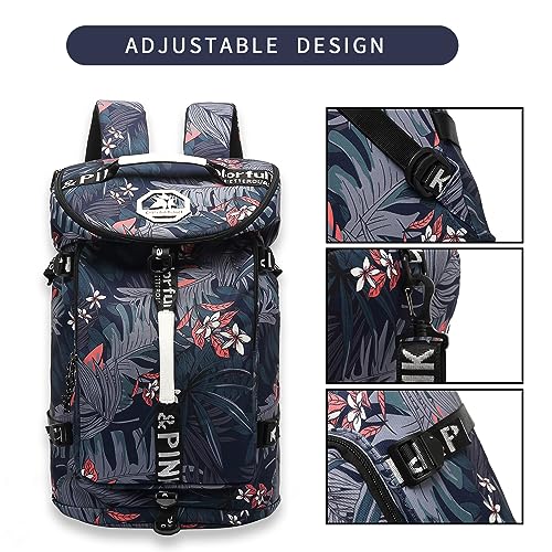 JYColofex Floral Gym Backpack
