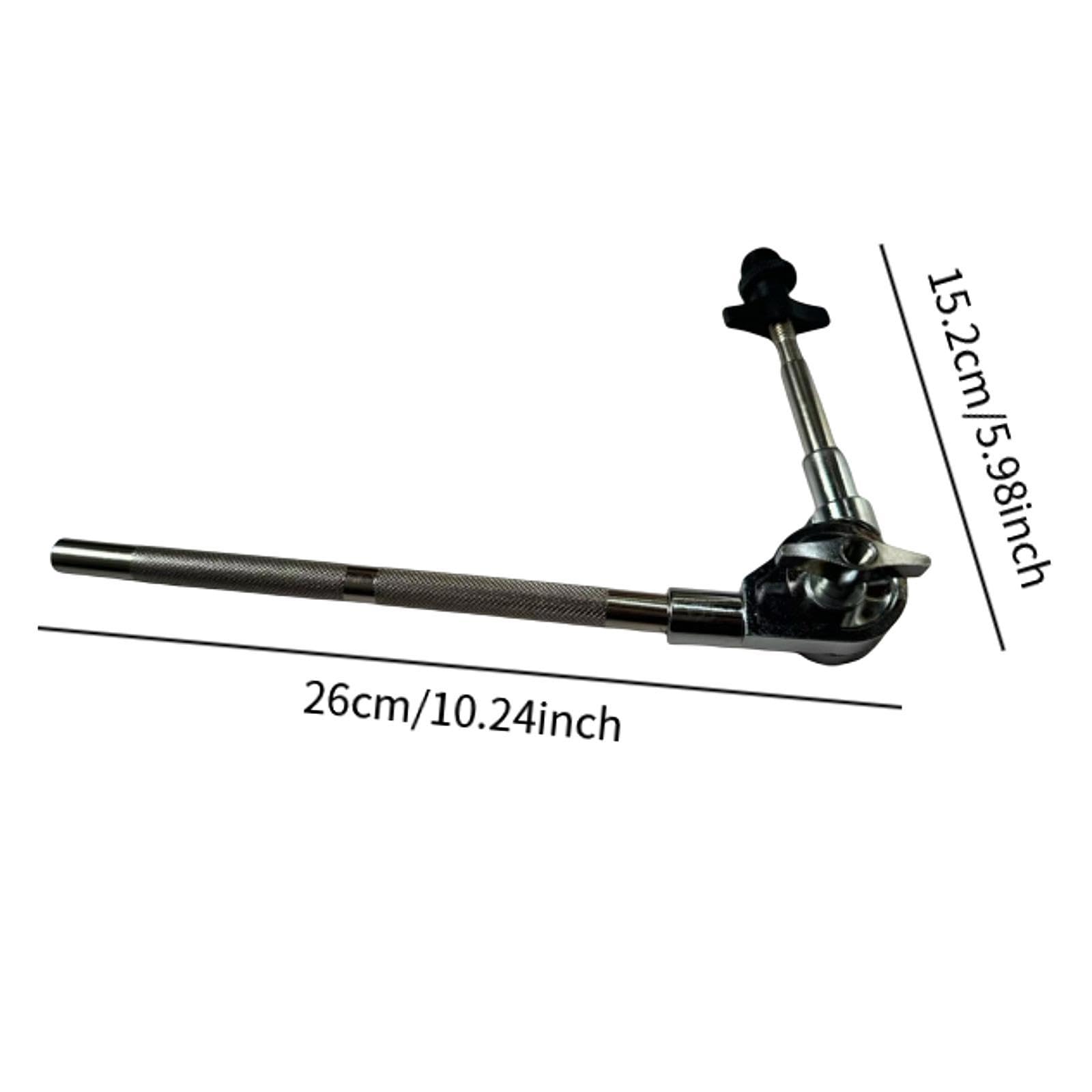 DYNWAVE Cymbal Stand Cymbal Mount Clamp Water Cymbals Drum Hardware Easy to Install Metal Cymbal Support Stand Microphone Stand Spare, Short