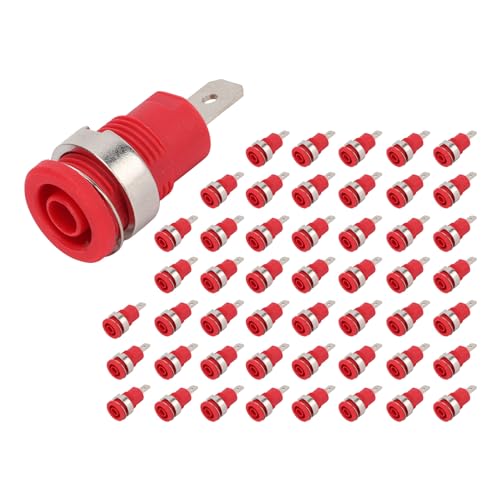 Conector banana de 4 mm Jeffergarden de cobre rojo con descarga de alta corriente