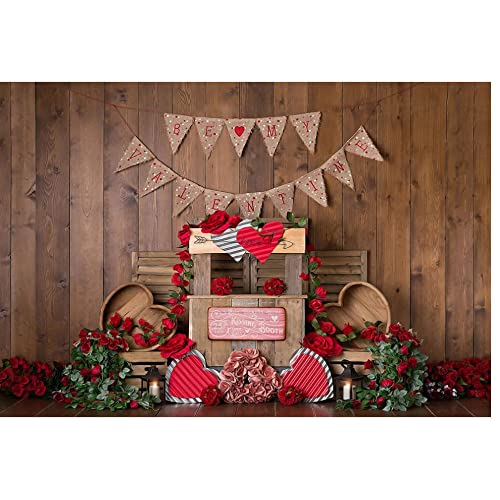 Valentinstag Fotografie Hintergrund Hochzeit Rote Rosen Blumen Holz Textur Baby Hintergrund Foto Studio Requisiten Vinyl…