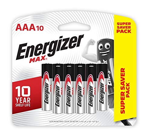 Energizer E92 BP10 Max Alkaline AAA 10ct