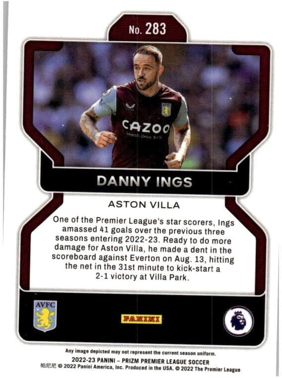 Miniatura 2 de 2022-23 PANINI PRIZM PREMEIR LEAGUE #283 DANNY INGS ASTON VILLA SOCCER OFFICIAL TRADING CARD OF THE PRO