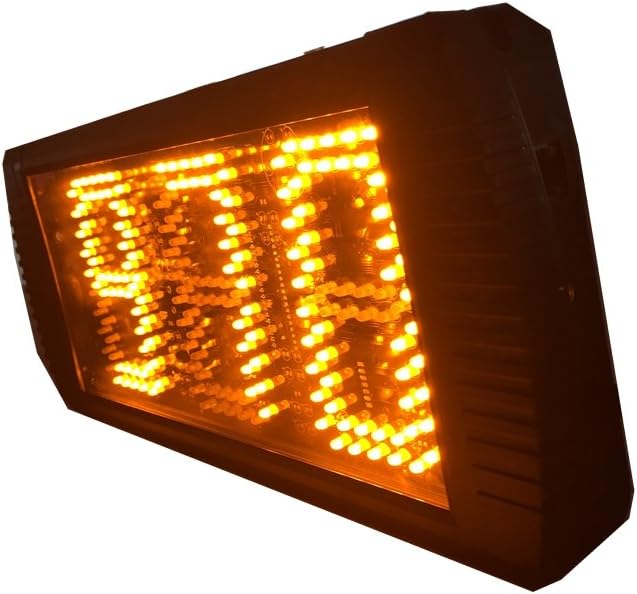 AZOOU 5" LED Days Countdown Timer Support Max 999 Days Count Yellow Color