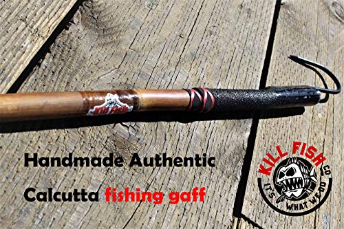 Kill Fish Hand Made All Natural Calcutta Fishing Gaff (3FT)