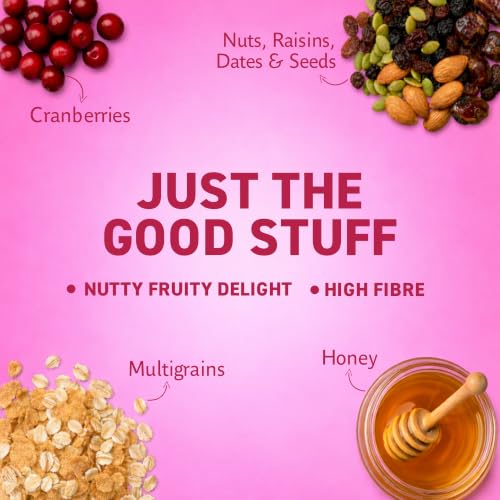 Bagrry's Nutty Fruity Muesli with Seeds & Berries 1kg - Image 5