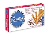 Gavottes Ice Cream Wafer Cookies 100g - Wafer Rolls & Fan Wafers | 20 French Gaufrettes | Crisp & Crunchy Wafer Thins, Made in France by Gavottes (100g/3.52oz)