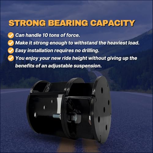 Image of Torque 2 inch Air Spring Bag Angled Spacer for Ford Chevrolet RAM GMC Trucks