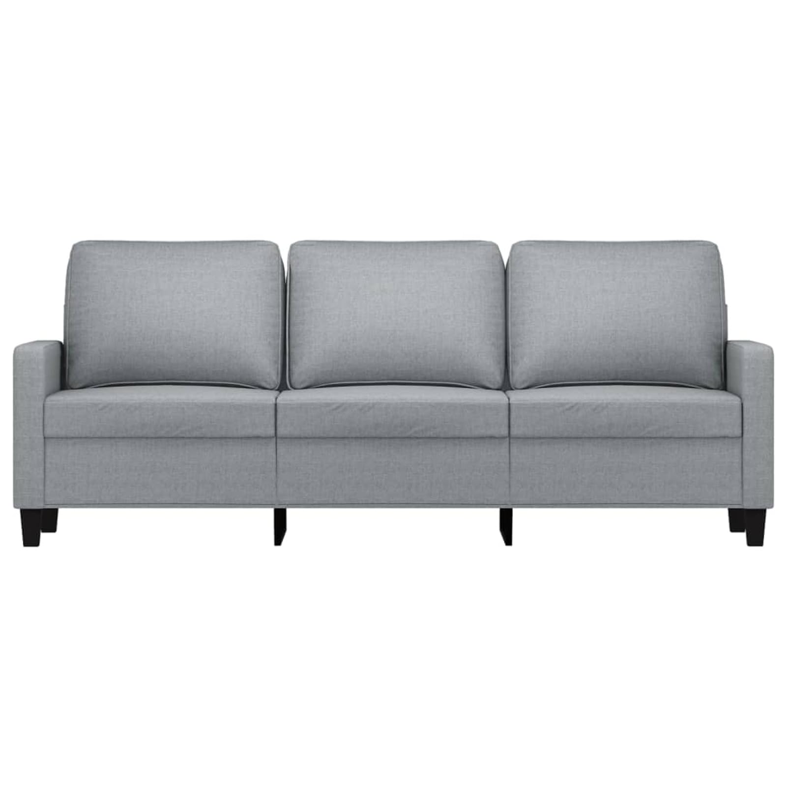 BaraSh Divano Moderno a 3 Posti Grigio Chiaro 180 cm in Tessuto, Divano da Soggiorno