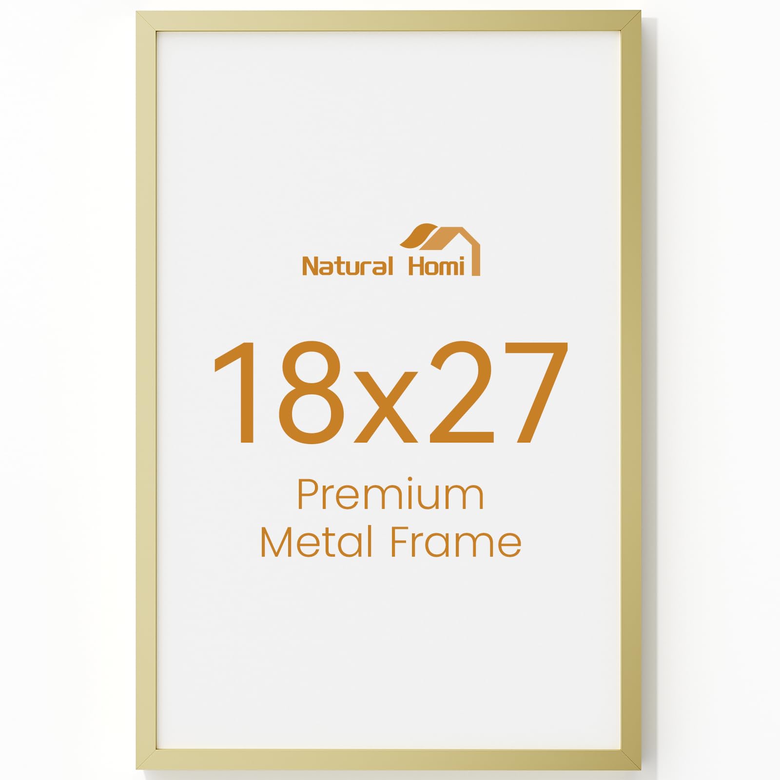Natural Homi 18x27 Aluminum Metal Picture Frame