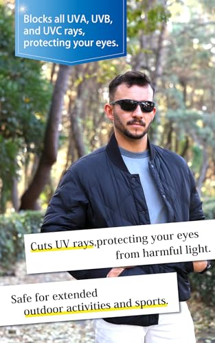 valeria Polarised Sports Sunglasses [Wind & Dust Protection] TAC Lenses Hard Case Included4