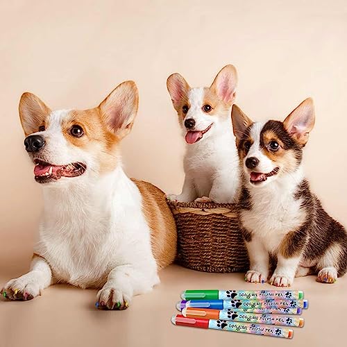 ROTATE COLOR Dog Nail Polish Pens,12 Colors Dog Nail Polish Pens Quick Dry,Non Toxic, Dog Safe, Odorless, and Fast Dry - Ideal Gifts for Girl Dog Accessories, Pet Grooming Kit - Thumbnail 4